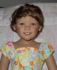 Kemper Tracy Unisex Doll Wig Sz 16 17 Light Brown Short Layers   Bangs  dy  Nwt