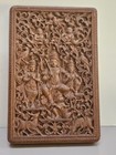 Early 20th C Hand Carved  Sandlewood  Card  Case India