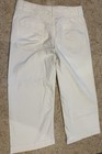 Anthropologie Maeve The Coletteplus White Wide-leg Cropped High Rise Pants Women