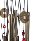 1pcs Large Metal Wind Chime With Church Bell Design For Home   Garden Decor