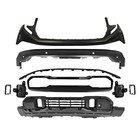 New Front Bumper Kit W  Fog Lights W  Sensor Holes For 2022-2025 Gmc Sierra 1500