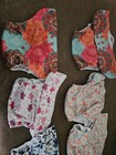10 Mama Koala Cloth Diaper Lot Girl Bright  no Inserts  Pocket Shells
