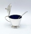 Harrods Silver Mustard Pot London 1939 Art Deco