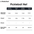 Pickletech 4 0 Slim Version Net Portable Outdoor 22 Ft Net Usapa Regulation