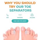 4pcs Silicone Gel Bunion Toe Corrector Orthotics Straightener Separator Pain Usa