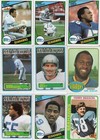 Seattle Seahawks Vintage Football Lot Of 40 Cards G-vg  largent  Leypolt  Bx1b