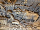 Rare Wood Carving Bali Balinese Vintage Antique Unique Large 19 75    X 15 25    Wow