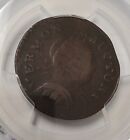 1788 Vermont Half Penny Bust Right Rare Colonial Coin Pcgs F Details