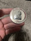 Conoco Employee Badge Pin Red Silver Continental Oil Company Gas   Oil