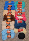 Vntg Aunt Lydia s Red Heart Large Lot 22 Craft Heavy Rug Yarn Polyester New 