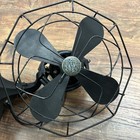 Vtg Mcm Retro Spartan Rare Octagon Shape 4 Blades Oscillating Electric Fan  read