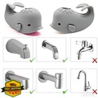 Baby Bath Spout Cover Silicone Faucet Protector Grey