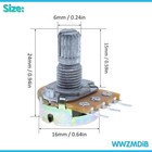 9 80 Pc Potentiometer Kit With Knobs B1k 2k 5k 10k 20k 50k 100k 250k 500k 1m Ohm