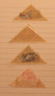 Chad African Prehistoric Animals Triangle Postage Stamp Lot