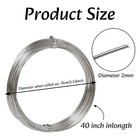 Craft Wire  33 Feet Bendable For Jewelry Making  Sculpting  Floral  Wreath  Craf