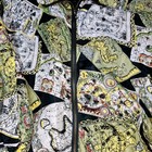 Vintage River Edge Silk Bomber Jacket Women Xl Map Print Zip Grandmacore 80s 90s