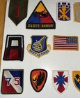 Military Gi Patch Lot Of 33  Gi Variety Color  Pictured Lot Is What You Get 