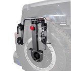 Spare Tire Mount Bike Rack Hold 2 Bikes Foldable For Jeep Gladiator Suv