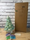 Holland Mold Ceramic Christmas Tree 11 5    With Base Original Box Bulbs Vintage