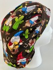 Western Gnome Print Size Medium Medical Bouffant Scrub Cap Surgery Hat