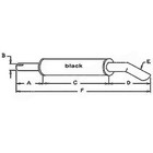 Muffler Fits Massey Ferguson 165 175 30 3165 30 3165 180 194431m95 194431m91