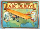 1928-30s Spirit Of St  Louis Air Derby Box Top   Cigar Box Label   Printing Set