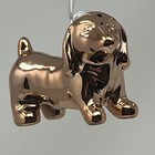Rose Gold Dachshund Dog  Christmas Ornament Figurine Christmas Holiday Decor New