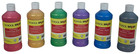 Washable Tempera Paints For School And Arts And Crafts Use  16 Ounces Each  Asso