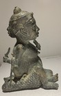 Large Benin Bronze Ife Royal Twins  30 Cm