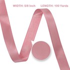 Dusty Pink Double Faced Satin Ribbon 5 8 Inch X 100 Yards For Floral Bow
