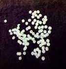 50 Pcs - 2mm Round Druks Czech Opalescent Yellow Vaseline uranium Glass Beads
