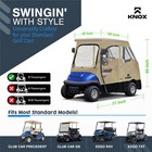 Knox 2 Person Golf Cart Rain Cover 59   600d Club Car Ezgo Golf Cart Accessories