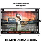 Fantasy Football Auction Draft Board Kit - New For 2026 - Stickers   Board