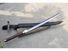 Samurai Katana Sword     Hand-forged 5160 Carbon Steel Curved Blade   Full Tang  S