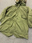 Vintage 1980s M-65 Fishtail Parka Military Cold Weather Sz Large W  Hood   Liner