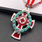 Copy Merit Award Of The Red Cross Medal Oak Leaves Badge Austria Hungary Medal