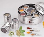 12 In 1 Stainless Steel Masala Box   Spice Organiser For Kitchen 22 5 Cm