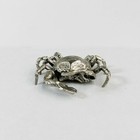 Italian 800 Silver Crab Miniature Figurine