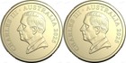 Set Of 2 Wallabies Wallaroos Rugby Coins  2 Two Dollar Wallabys Australia - Aunc