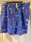 Old Navy X Disney Men s Xxl Blue Mickey Mouse Swim Shorts Fireworks Patriotic