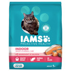 Iams Proactive Health Indoor Adult Cat Food With Salmon For Weight   Hairball Ca