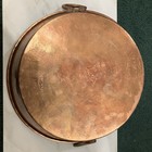 Possibly A Vintage Hand-hammered Solid Copper Pan  not For Sure       Rustic Decor