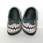 Crocs Classic Clog Kids Fun Lab Black Shark Light Up Size C 6 Slip On Sandal