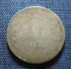 1872 H  Newfoundland Canada 20 Cents - Victoria -   Silver  -  p4780 