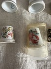      Rare Vintage Collectible Sewing Thimbles     Lot Of 10 Mid-1900s To Late 20th