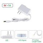 2pc 5v 1a Power Supply Adapter 10ft Ac dc Charger 0 14x0 05inch Plug