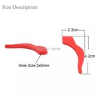 1 Pair Colorful Silicone Anti-slip Holder Eye Glasses Accessories Ear Hook Sport