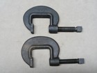 2 Armstrong Heavy Duty C Clamps Drop Forged Usa  78-020   Same Size No  2 Clamp