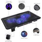 Usb Cooler Laptop Cooling Pad 3 Fan Stand Quiet Led Light Radiator 15  -17  Slim