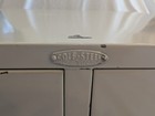 Vintage Tan Cole Steel Metal  5x8 Index Card 2 Drawer Cabinet